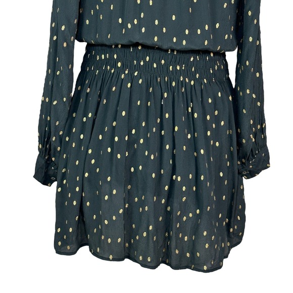 Velvet by Graham & Spencer Felicity Long Sleeve Boho Dress Charcoal Women S NWOT - Picture 7 of 10